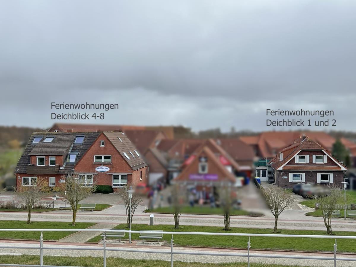 Deichblick 6 In Norddeich- Urlaub Mit Meerblick Am Strand Norden Εξωτερικό φωτογραφία